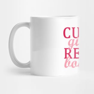 Cute Girls Read Books Mug